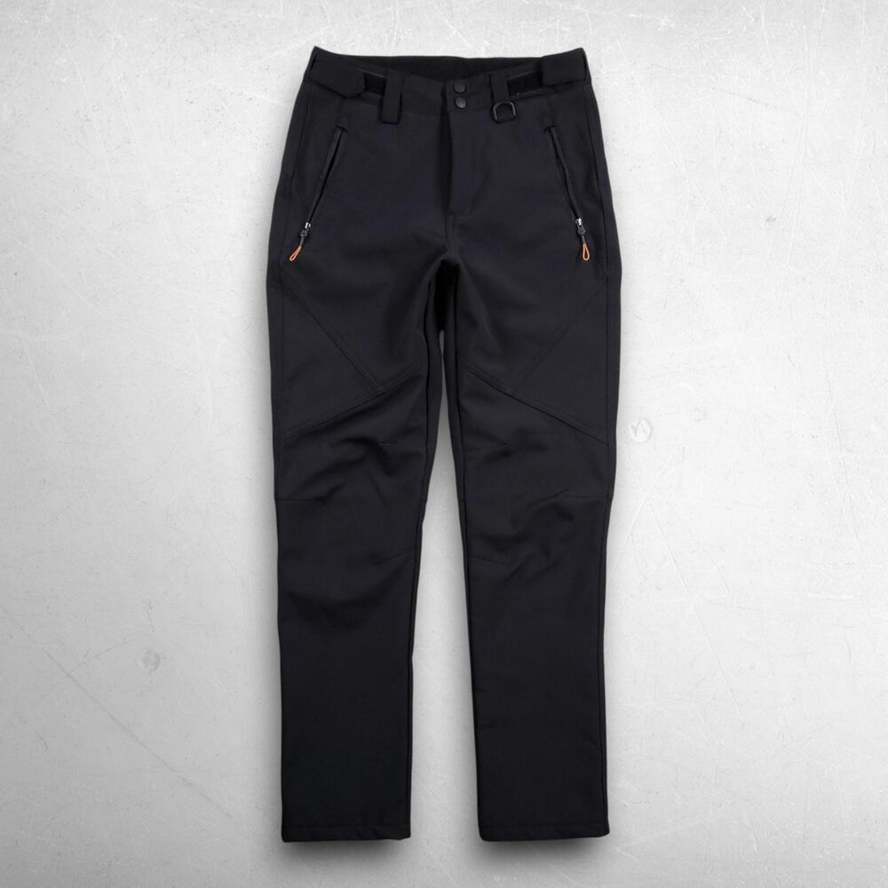 Free Soldier Snow Pants Men 29 Black Softshell Fleece Lined Winter Hiking